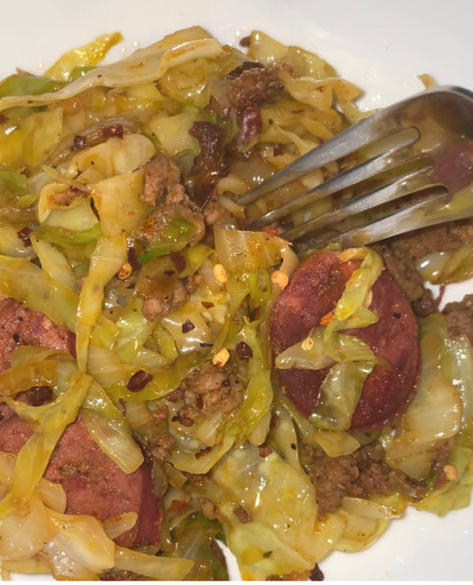 Spicy Fried Cabbage