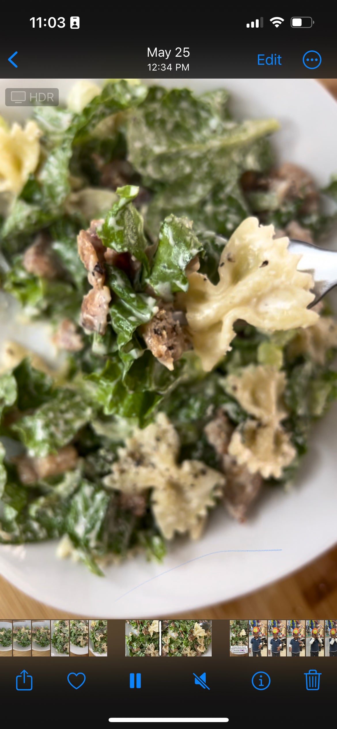 Chicken Bacon Ranch Salad
