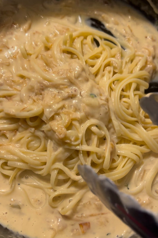Roasted Garlic and Onion Pasta