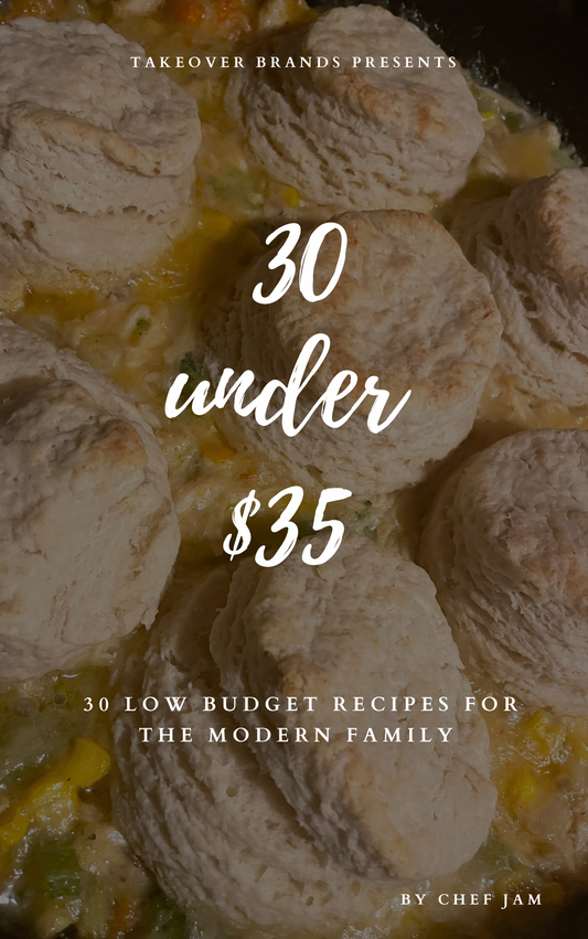 30 under 35 Cookbook COMING SOON!
